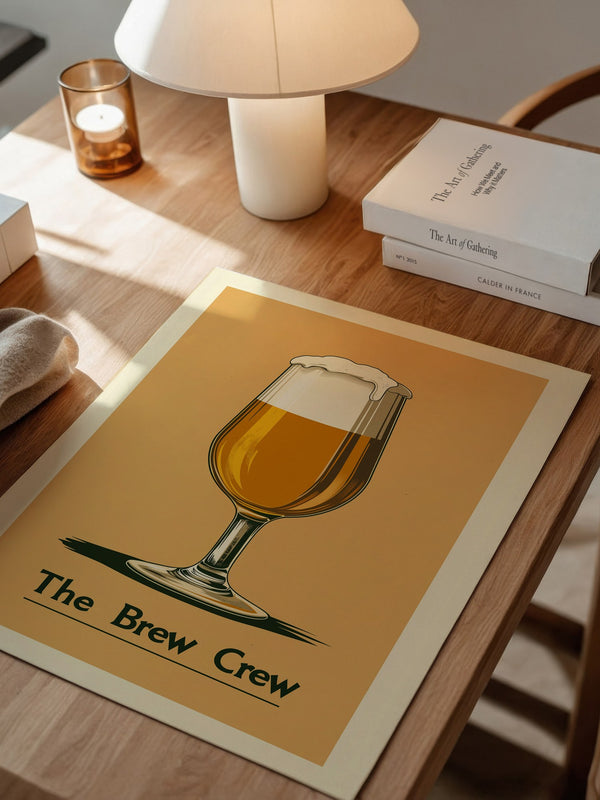 Bierglas Retro Stil