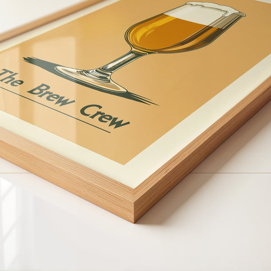 Bierglas Retro Stil