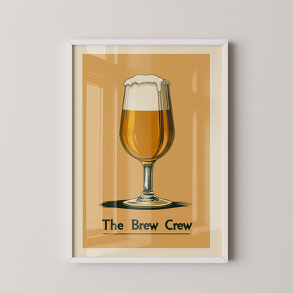 Bierglas Retro Stil