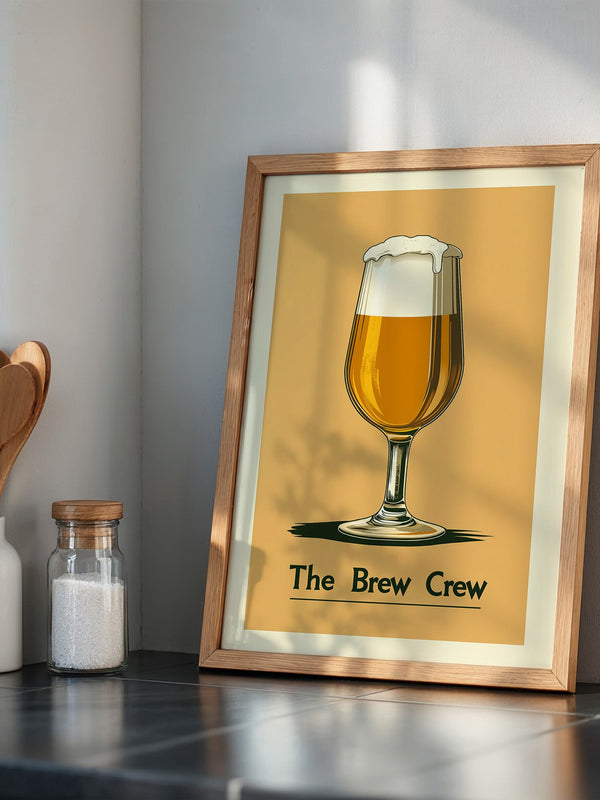 Bierglas Retro Stil