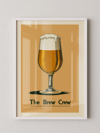 Bierglas Retro Stil