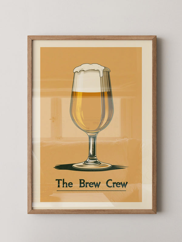 Bierglas Retro Stil