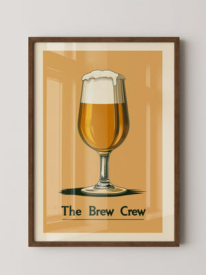 Bierglas Retro Stil