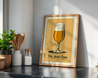 Bierglas Retro Stil