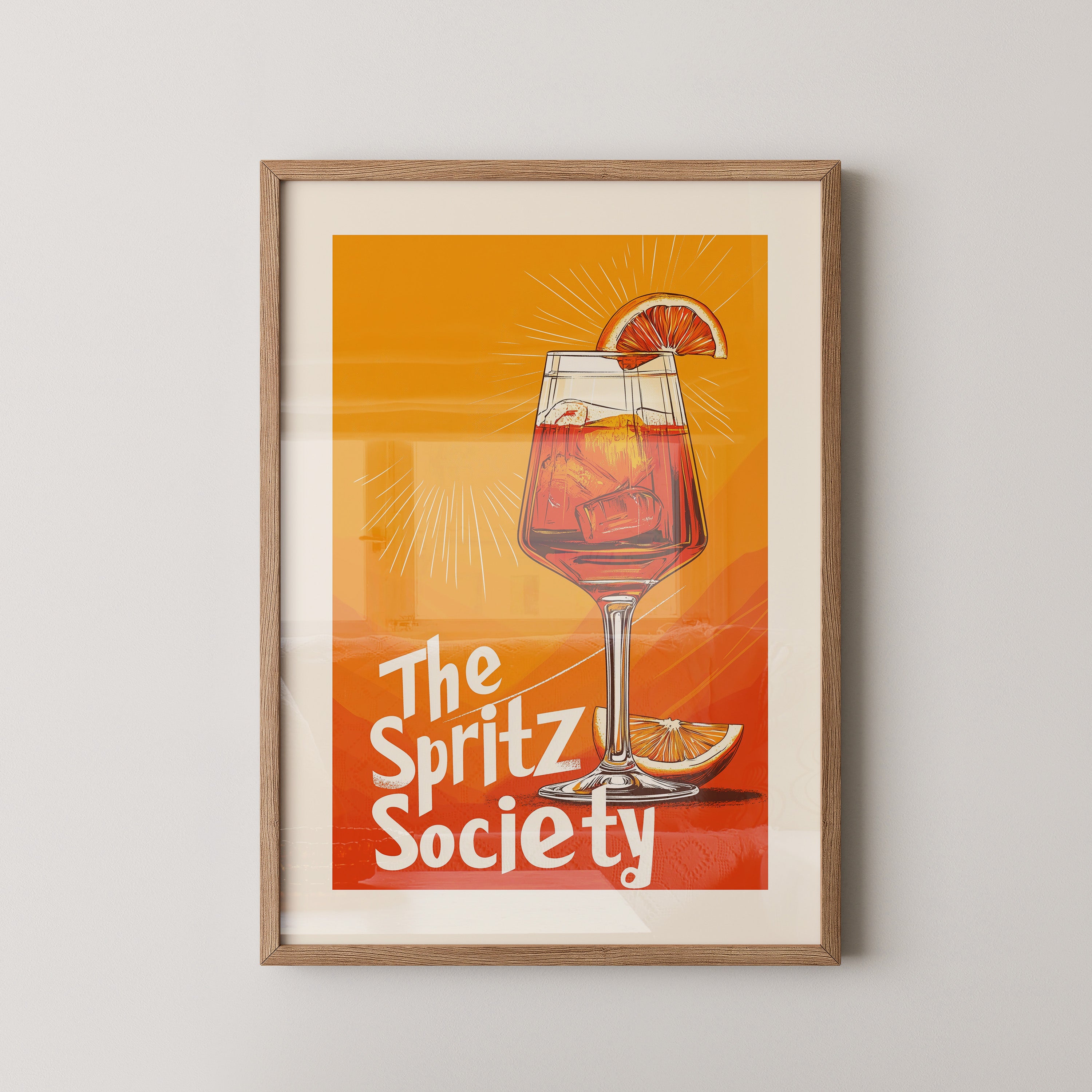 Spritzglas Illustration orange