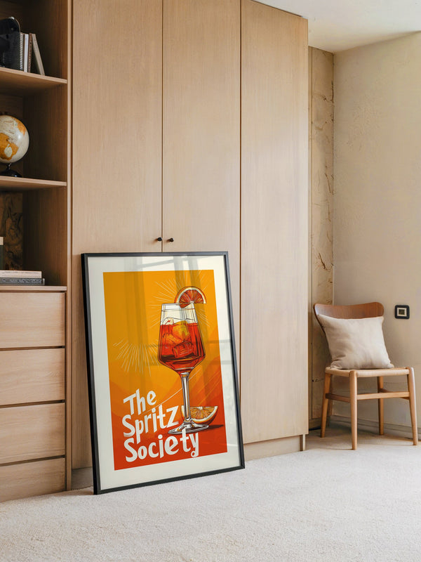 Aperol Spritzglas Illustration orange