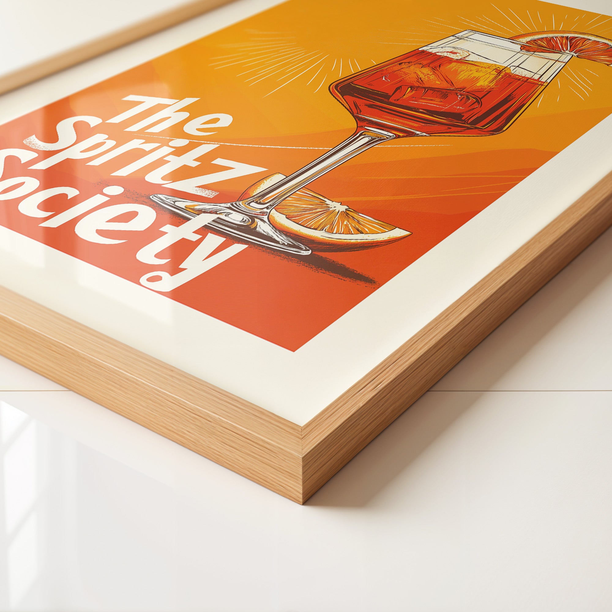 Spritzglas Illustration orange