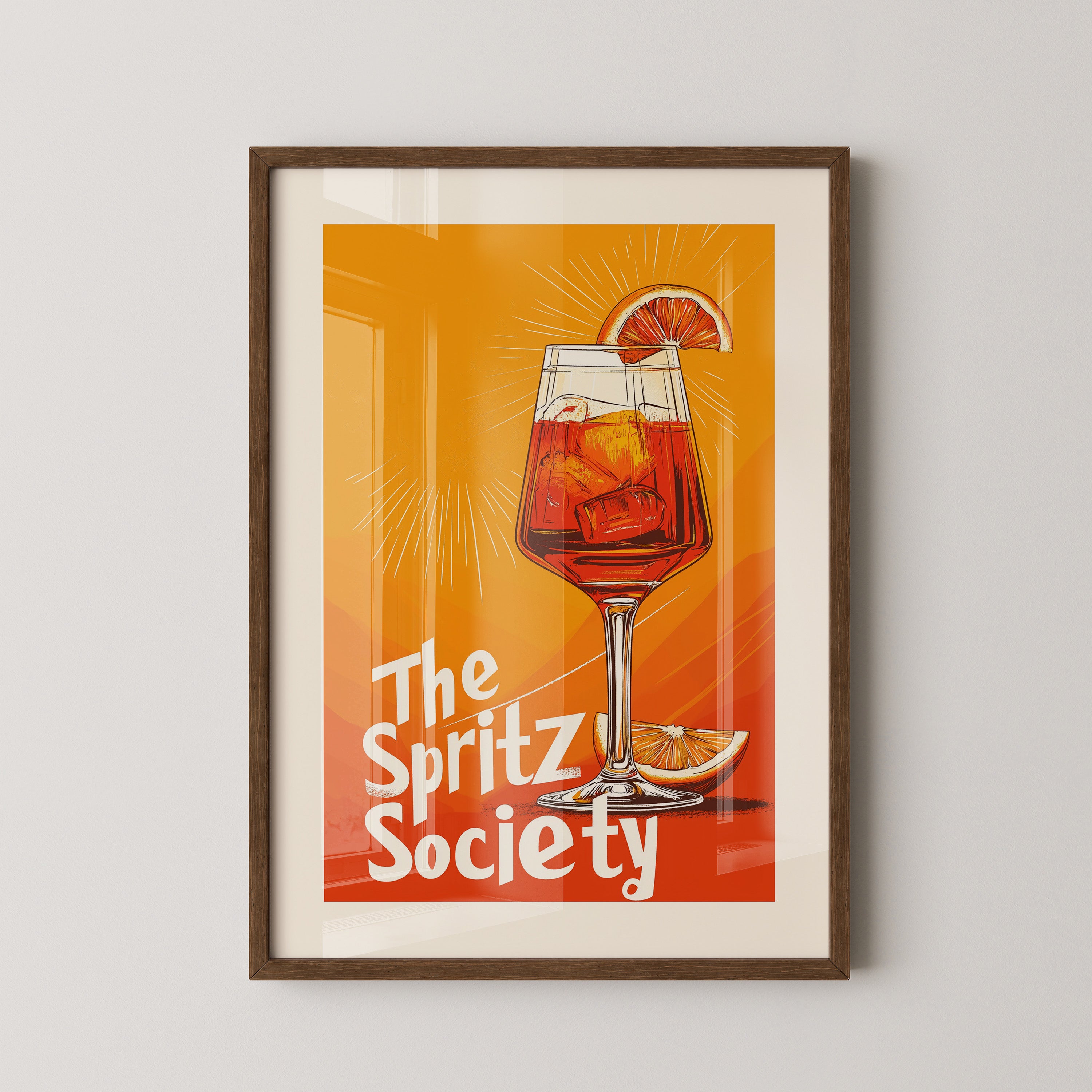 Spritzglas Illustration orange