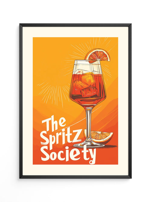 Aperol Spritzglas Illustration orange