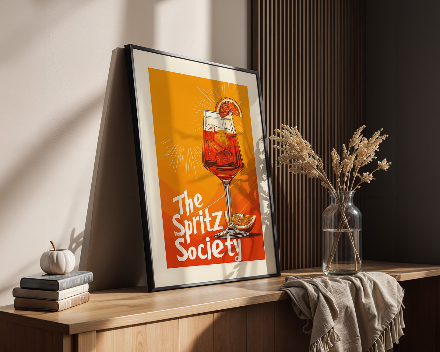 Spritzglas Illustration orange