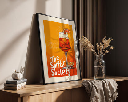 Spritzglas Illustration orange