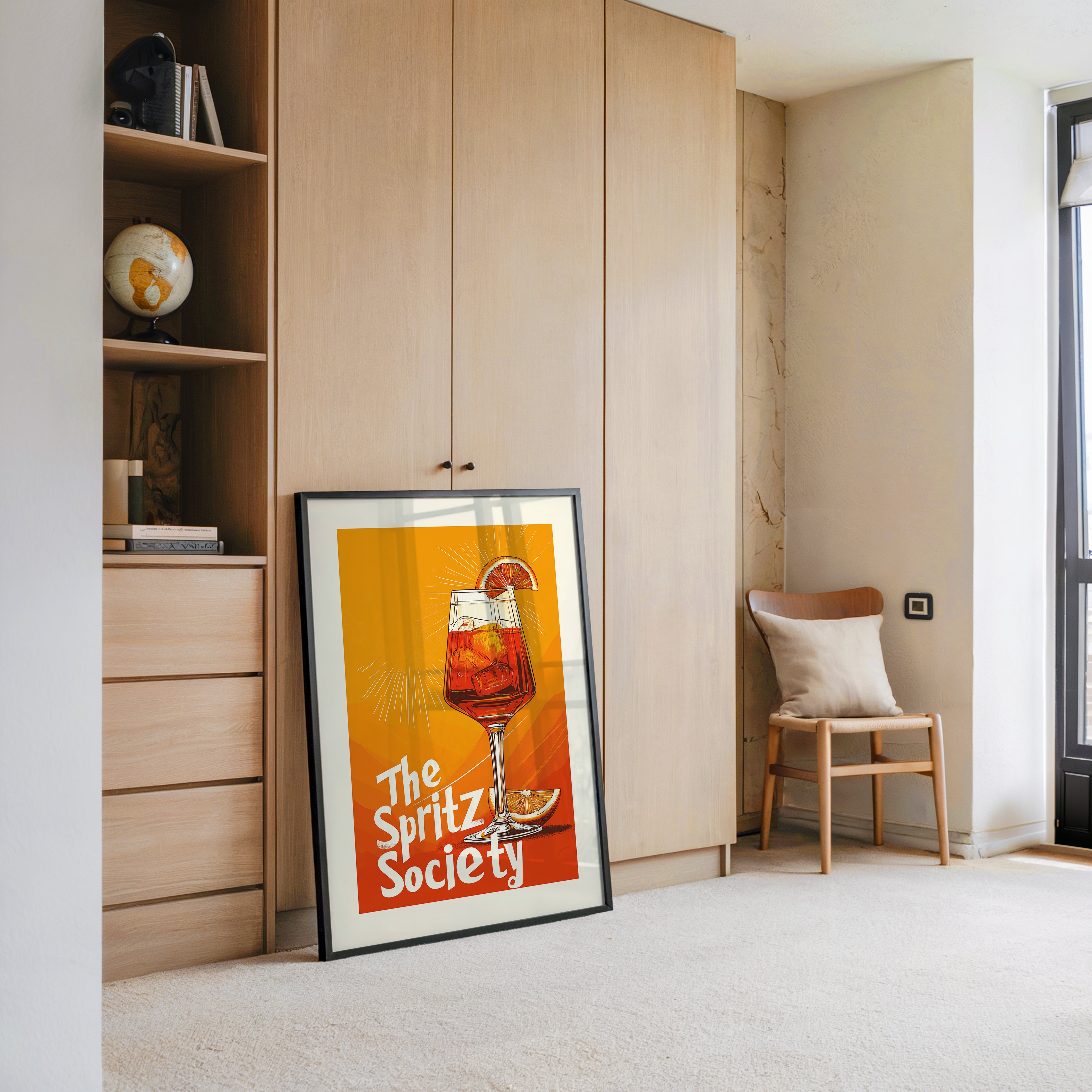 Spritzglas Illustration orange