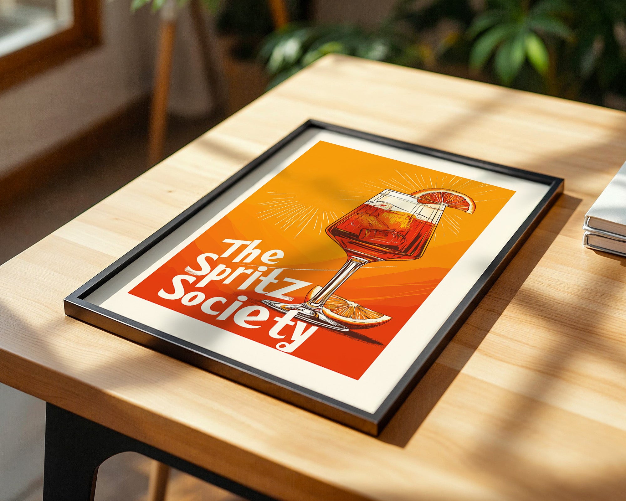 Spritzglas Illustration orange