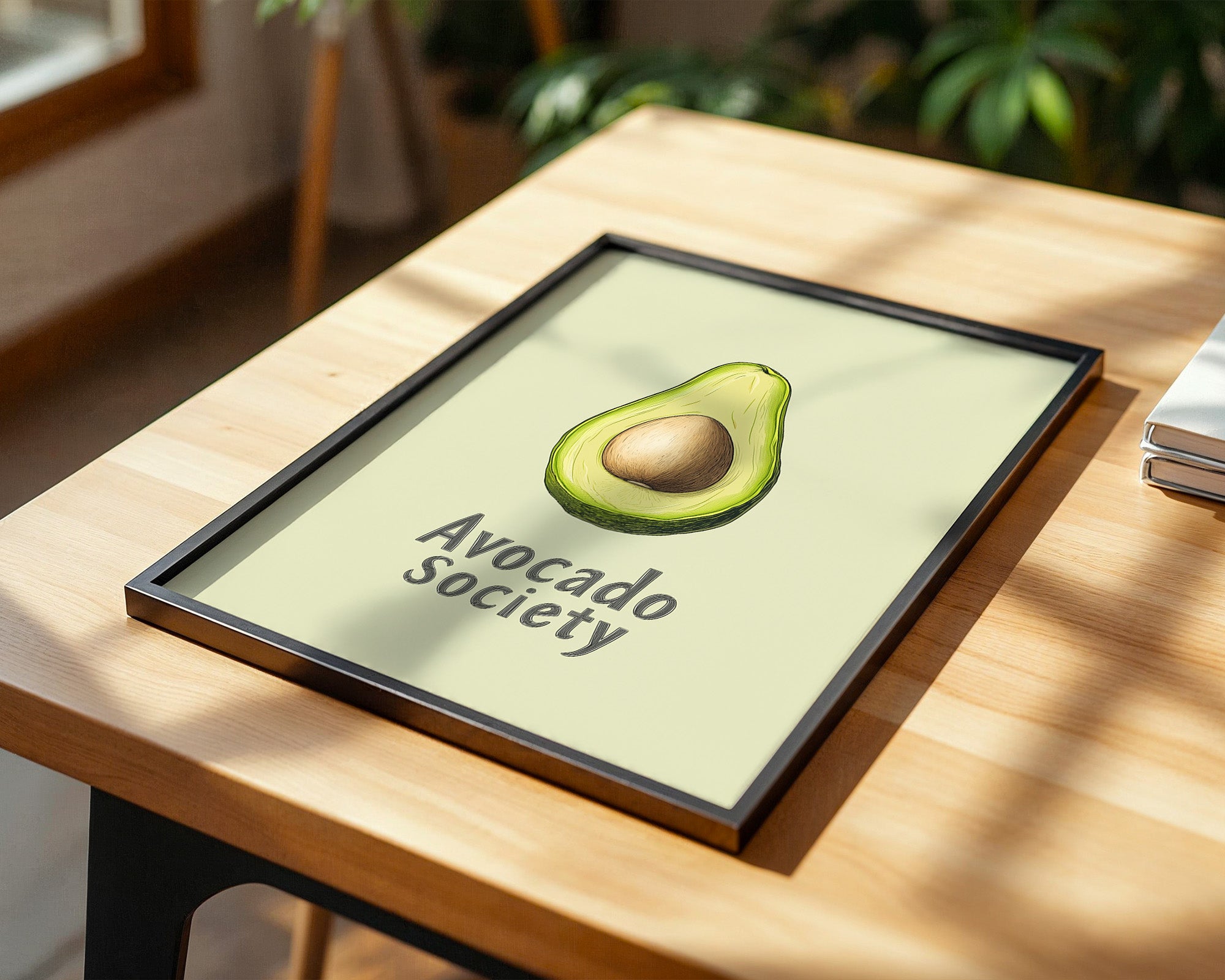 Avocado Vintage Illustration