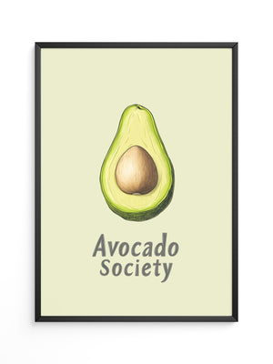 Avocado Vintage Illustration