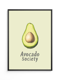 Avocado Vintage Illustration