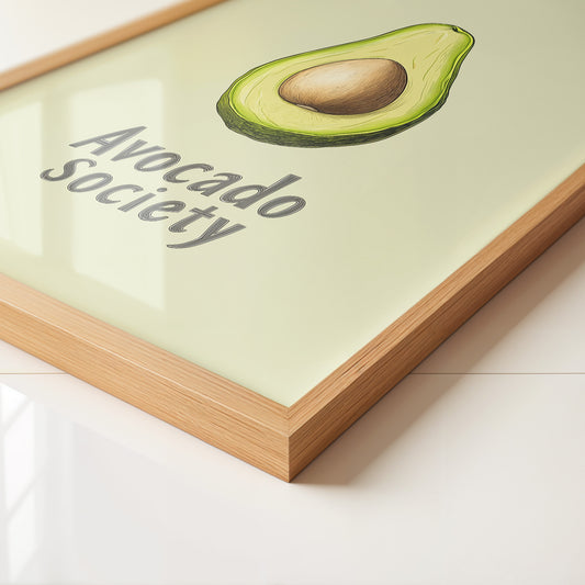 Avocado Vintage Illustration