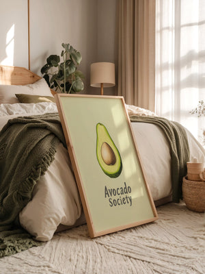 Avocado Vintage Illustration