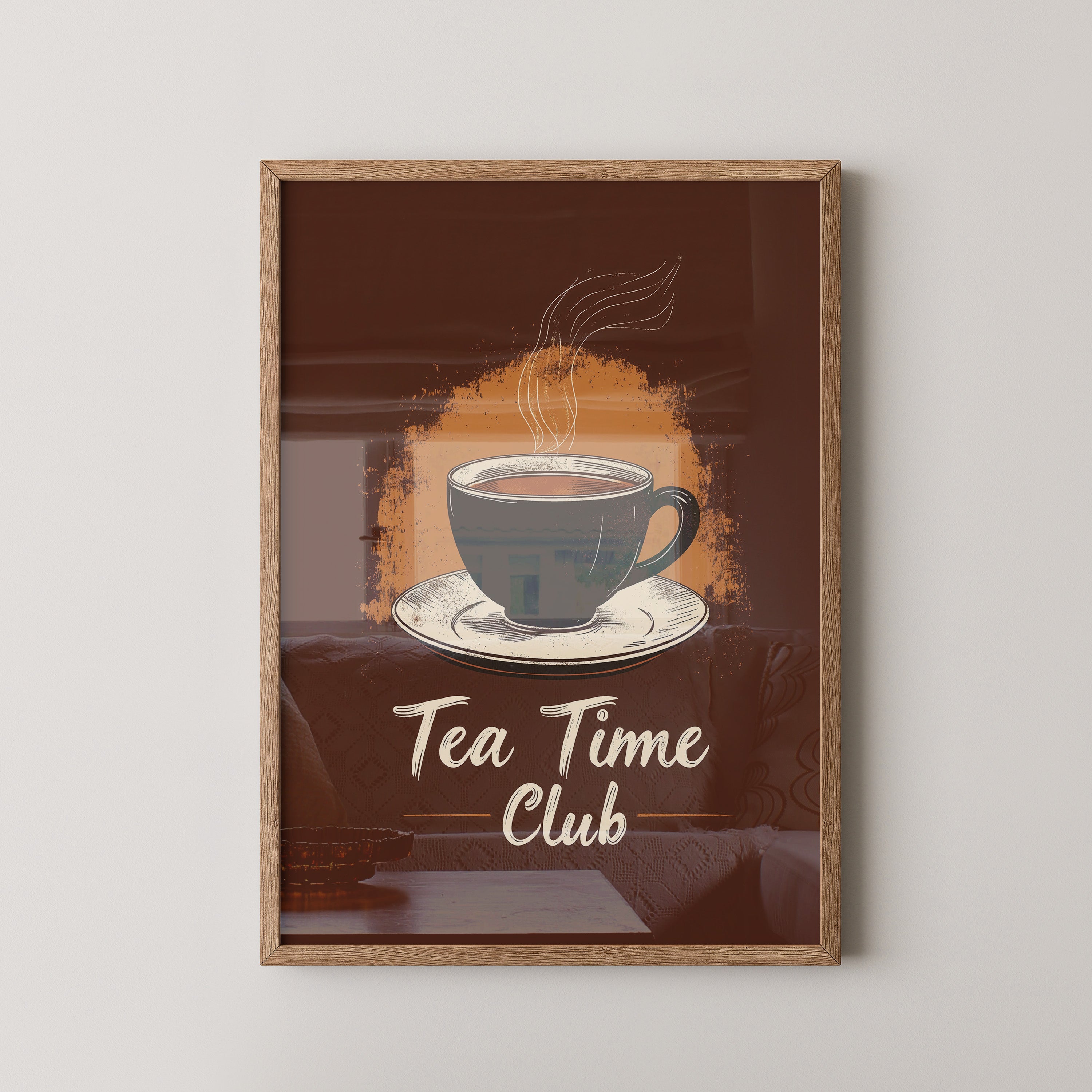 Teetasse Vintage Illustration
