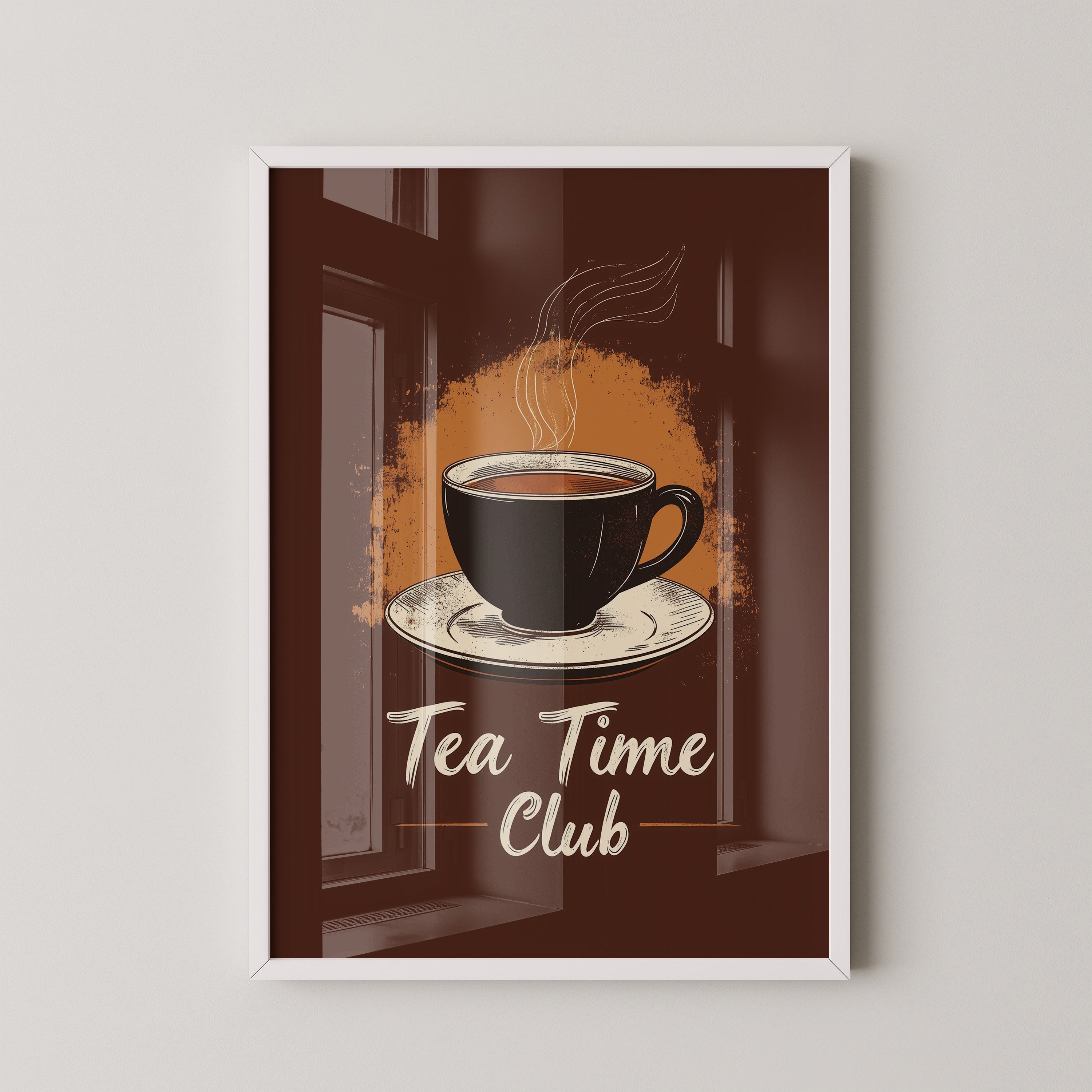 Teetasse Vintage Illustration