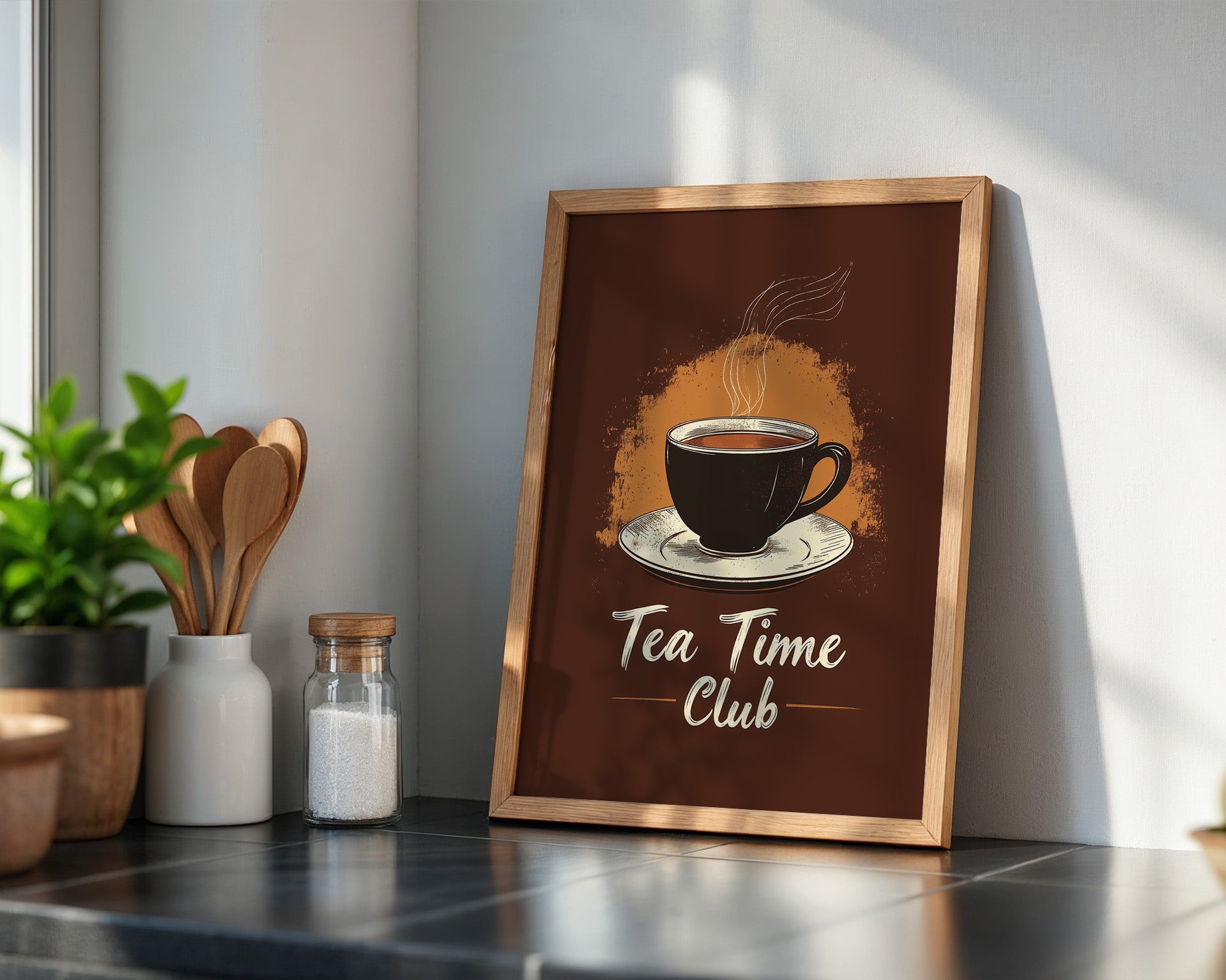 Teetasse Vintage Illustration