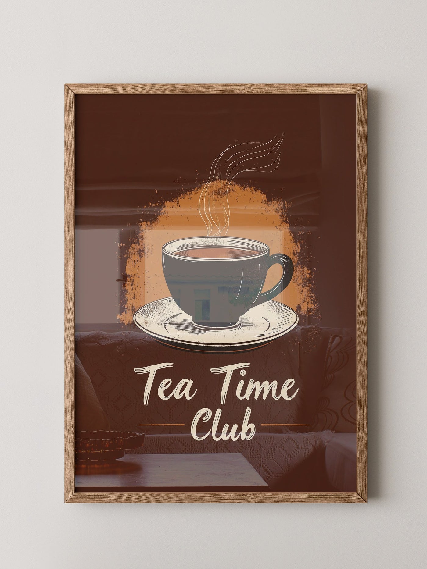 Teetasse Vintage Illustration