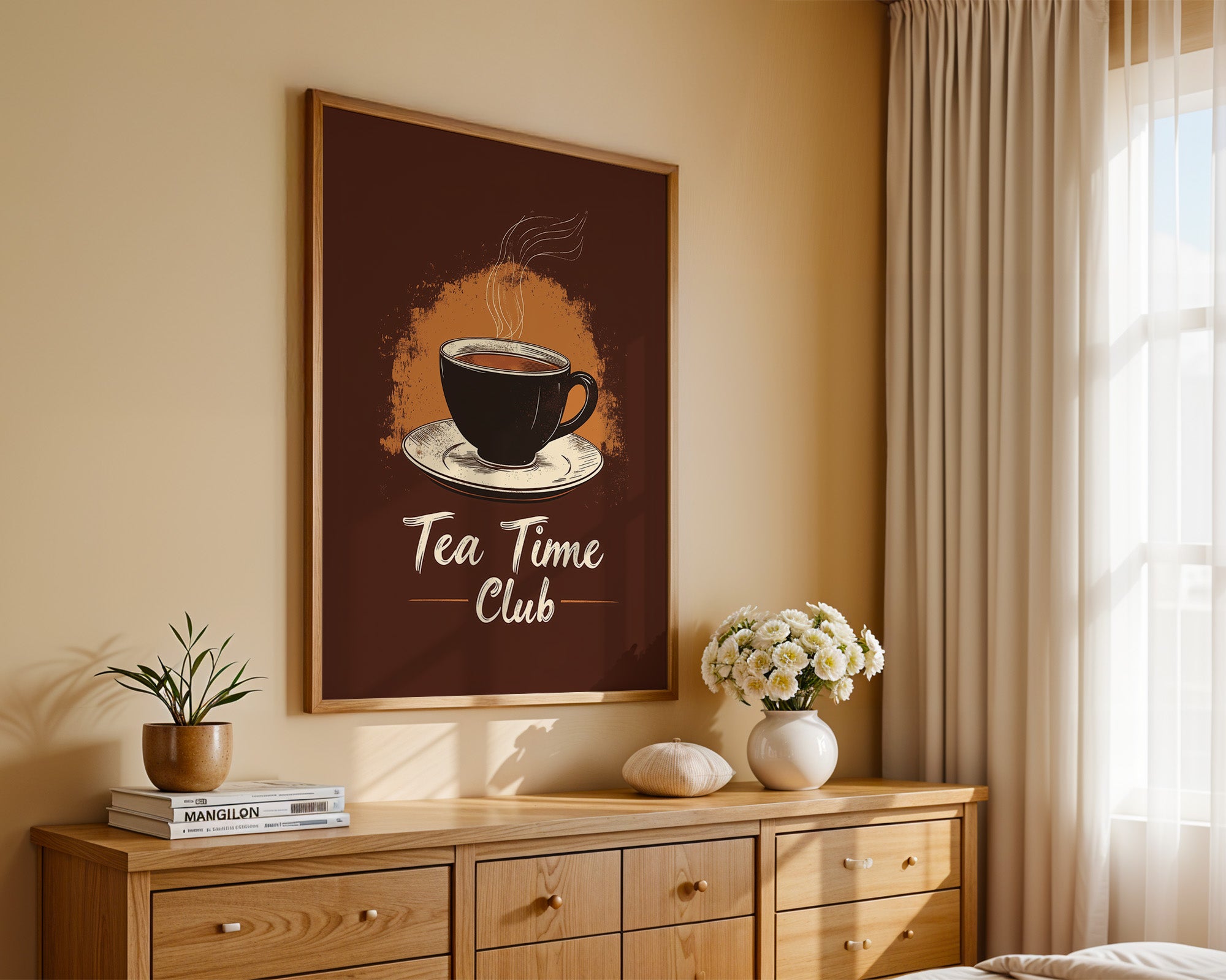 Teetasse Vintage Illustration