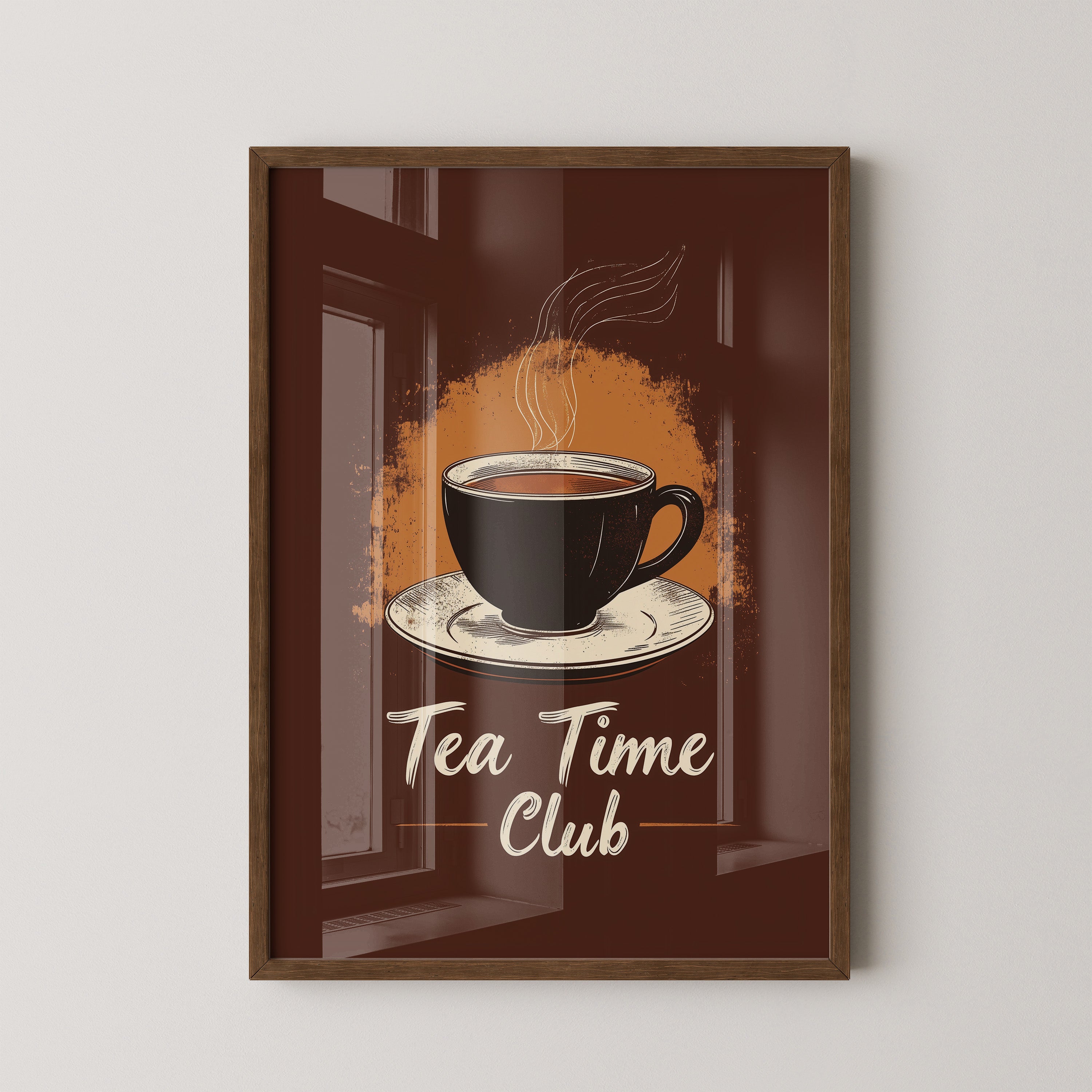 Teetasse Vintage Illustration