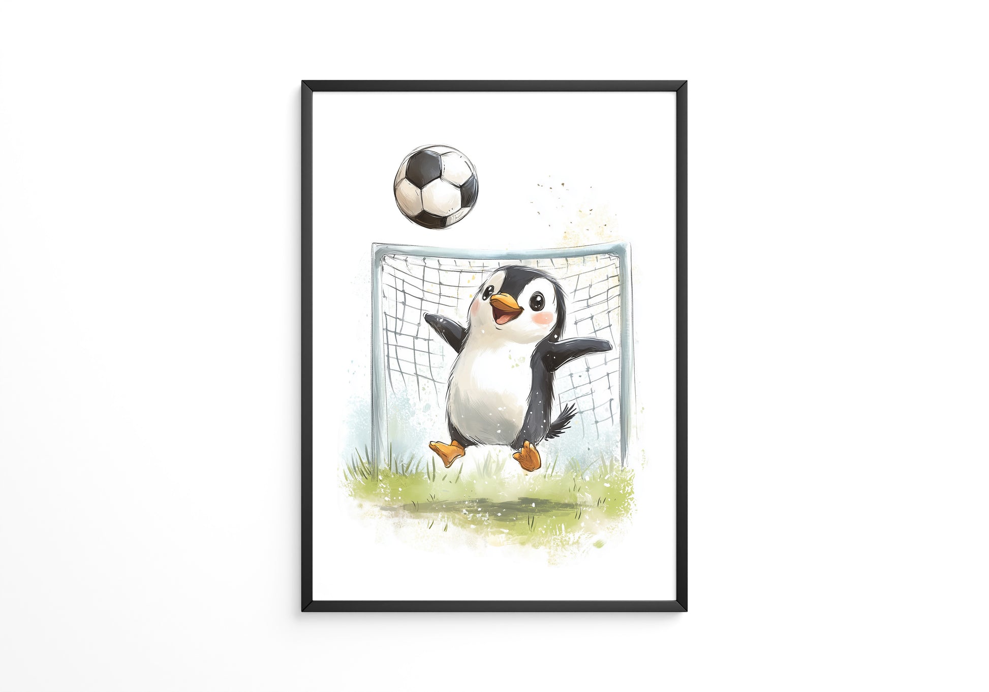 Pinguin Fußball Freude