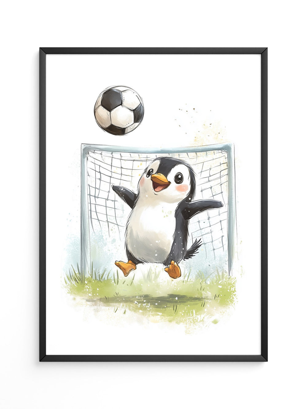 Pinguin Fußball Freude