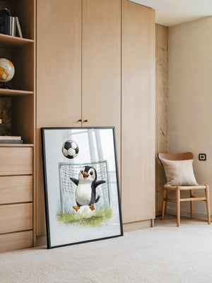 Pinguin Fußball Freude