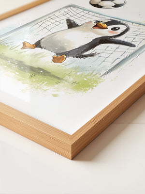 Pinguin Fußball Freude