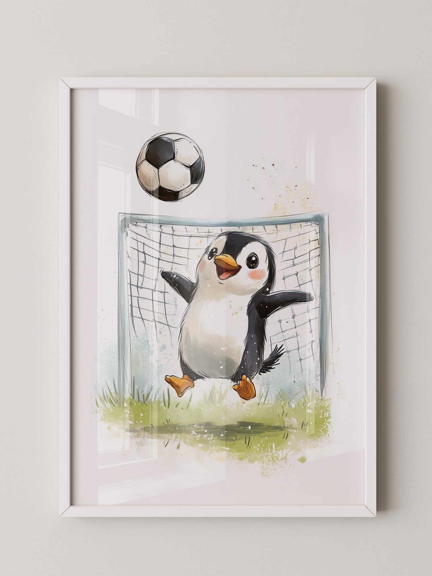 Pinguin Fußball Freude
