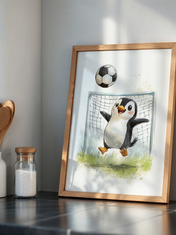 Pinguin Fußball Freude
