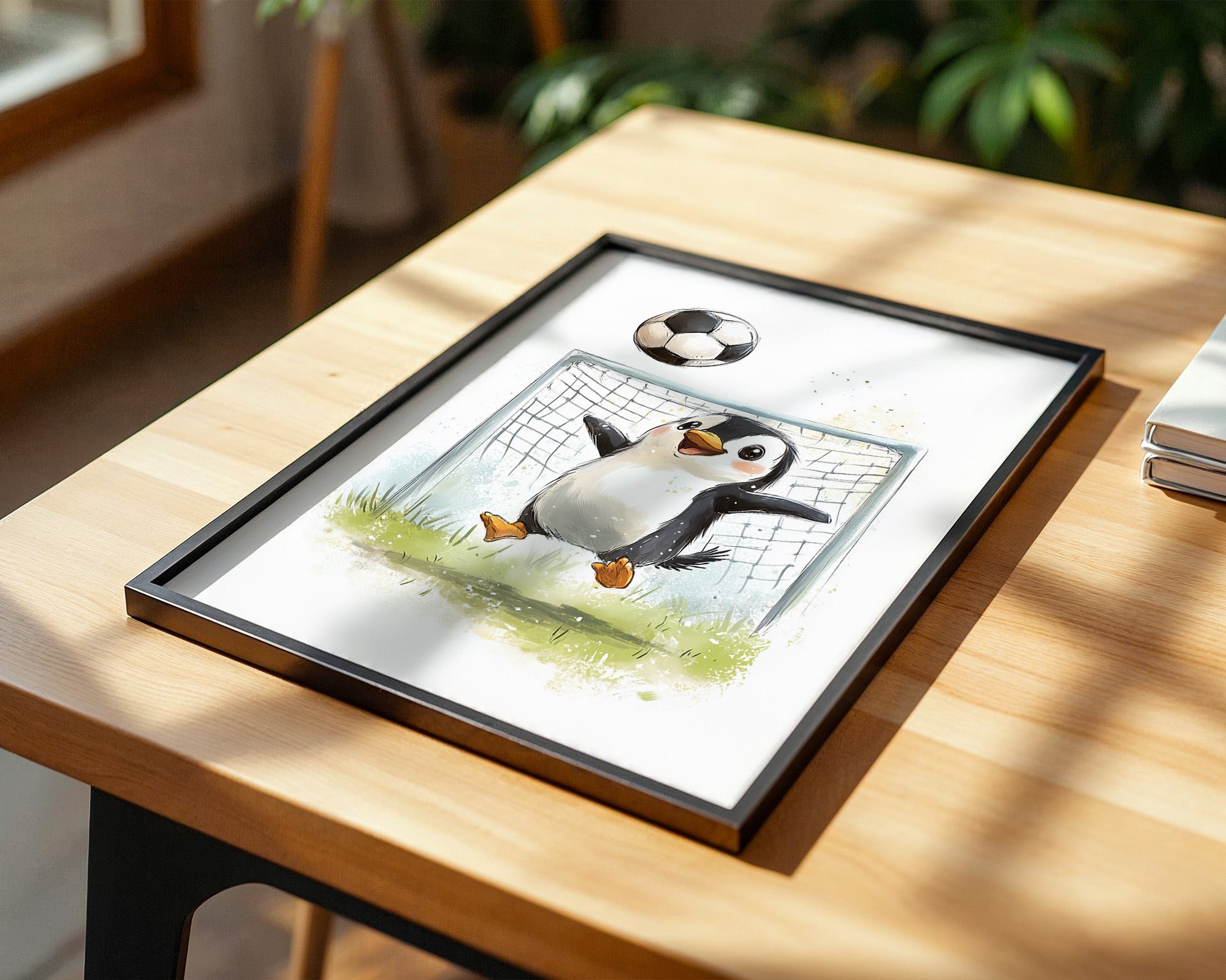 Pinguin Fußball Freude