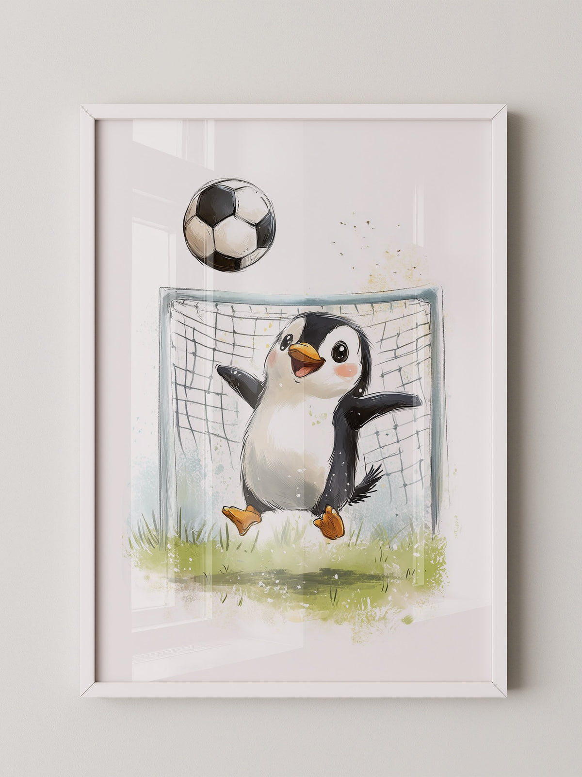 Pinguin Fußball Freude
