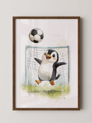 Pinguin Fußball Freude