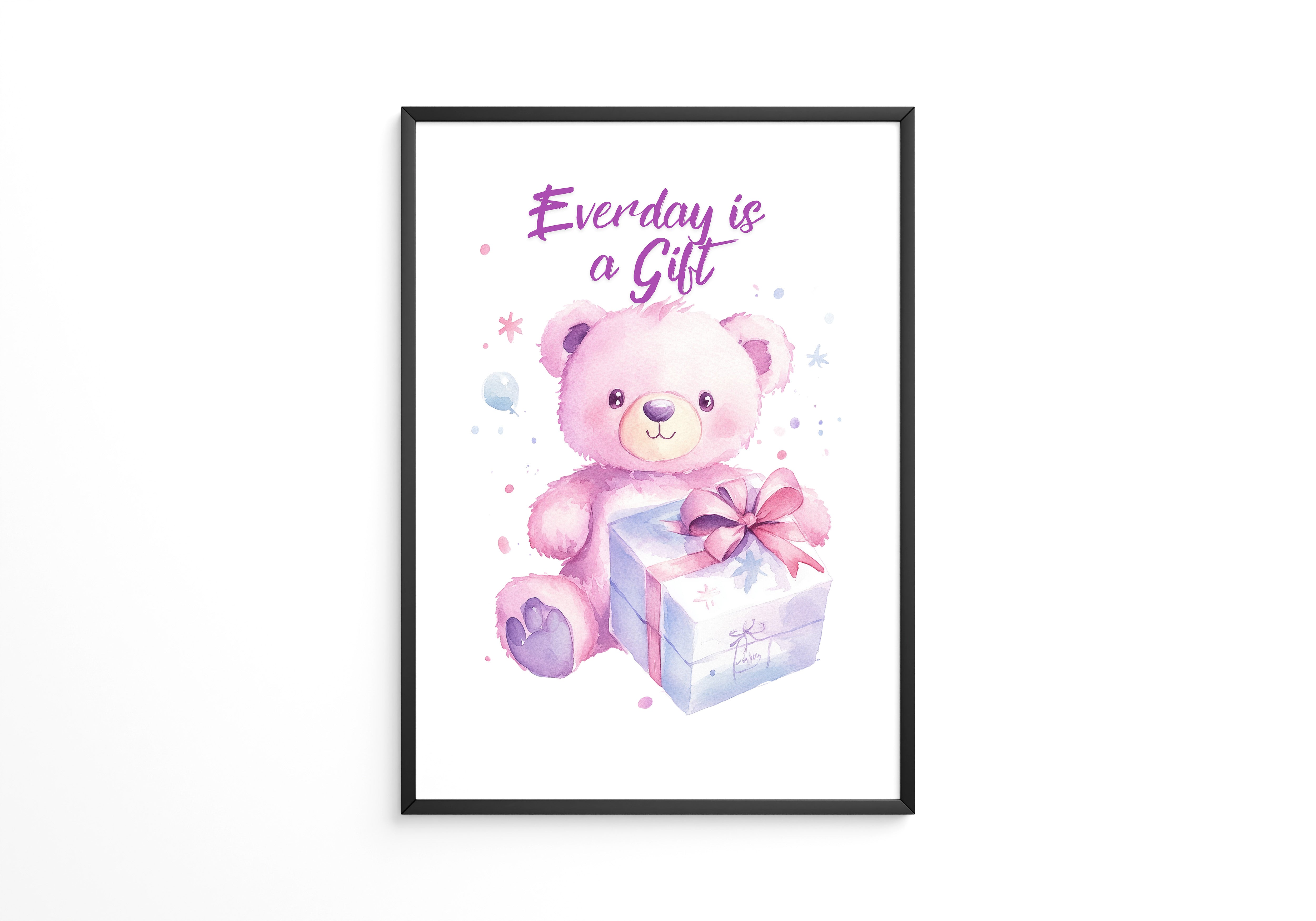 Rosa Teddy Pastell Geschenk