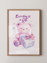 Rosa Teddy Pastell Geschenk