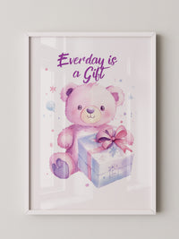 Rosa Teddy Pastell Geschenk