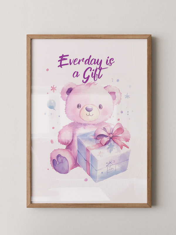Rosa Teddy Pastell Geschenk