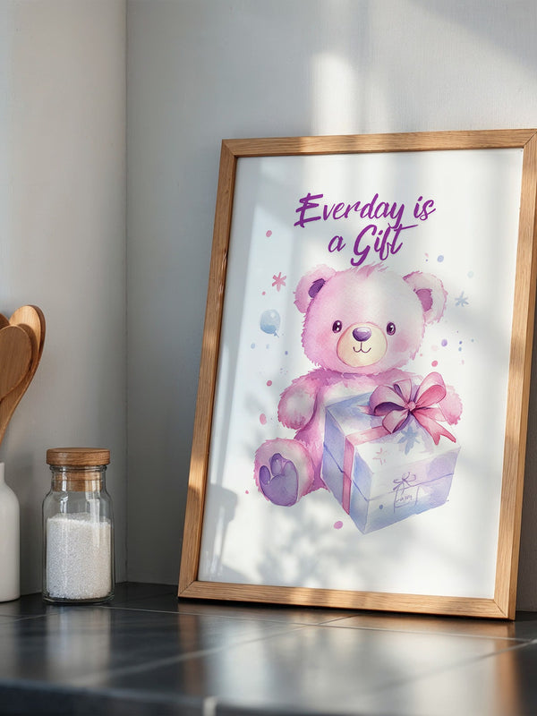 Rosa Teddy Pastell Geschenk
