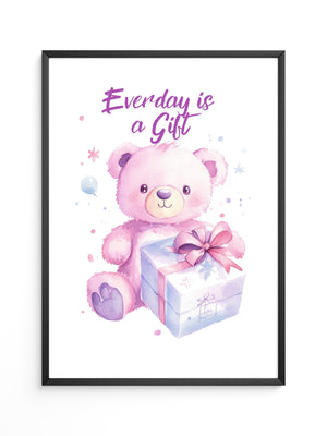 Rosa Teddy Pastell Geschenk