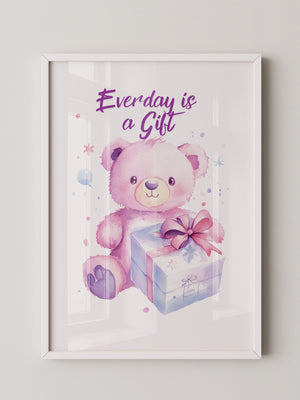 Rosa Teddy Pastell Geschenk