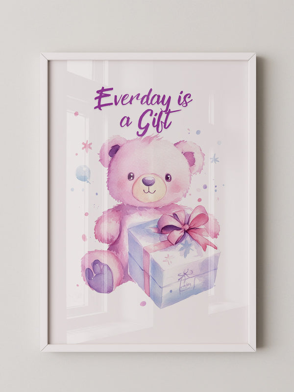 Rosa Teddy Pastell Geschenk
