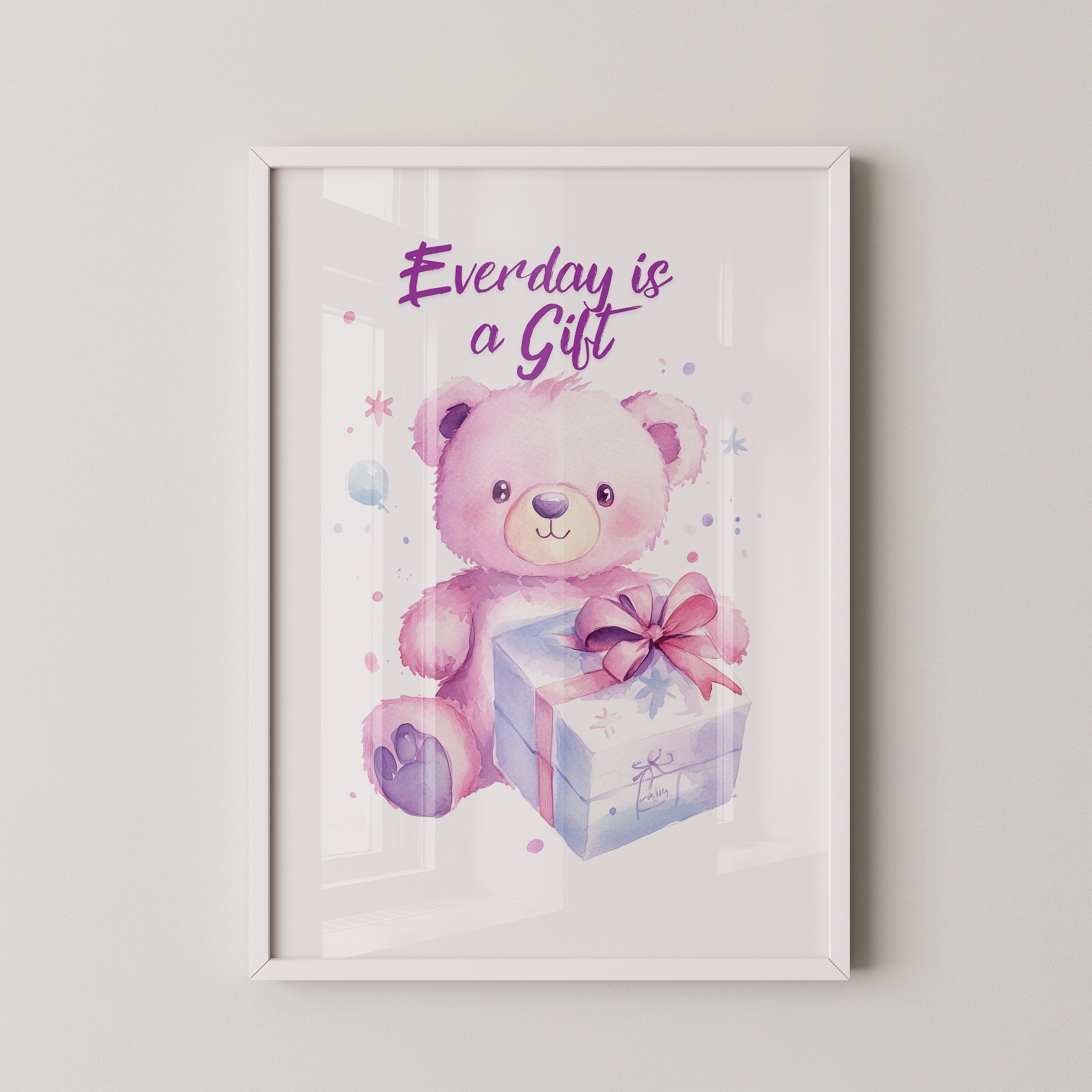 Rosa Teddy Pastell Geschenk