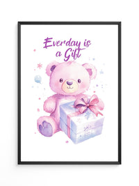 Rosa Teddy Pastell Geschenk