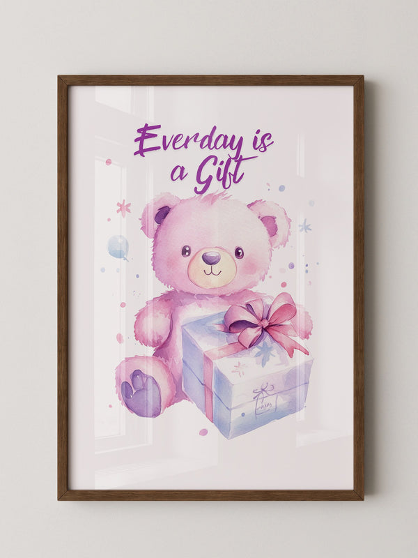 Rosa Teddy Pastell Geschenk