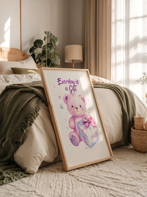 Rosa Teddy Pastell Geschenk