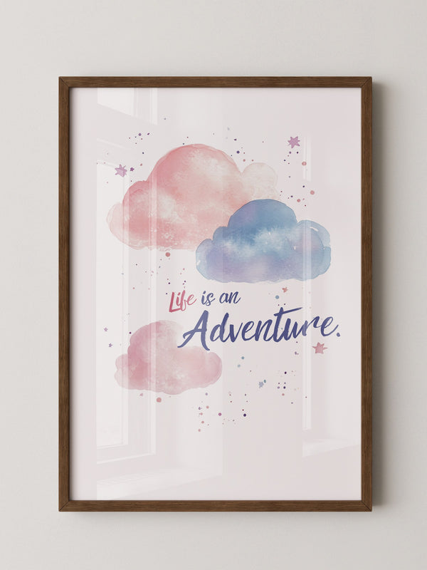 Pastellwolken Aquarellfarben
